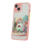 Nakładka Ultra Trendy do iPhone 12 6,1" Travel różowa