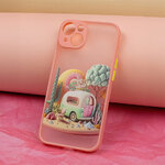 Nakładka Ultra Trendy do iPhone 12 6,1" Travel różowa