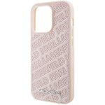 Oryginalne Etui KARL LAGERFELD Hardcase KLHCP15XPQKPMP do iPhone 15 Pro Max (Quilted Pattern  / różowy)