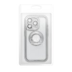 Futerał GLAM do IPHONE 15 srebrny