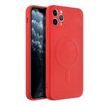 Futerał SILICONE MAG COVER kompatybilny z MagSafe do IPHONE 11 Pro Max czerwony