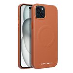 Futera Roar Leather Mag Case kompatybilny z MagSafe - do iPhone 15 Plus Brzowy