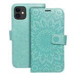Kabura MEZZO Book do IPHONE 11 mandala zielony