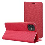 Kabura LUNA Book Carbon do IPHONE 16 czerwony
