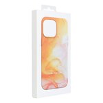 Leather Mag Cover kompatybilne z MagSafe do IPHONE 12 PRO orange splash