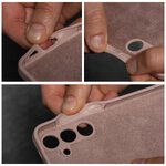 Futerał SILICONE 2mm do SAMSUNG A25 5G pudrowy róż