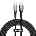 BASEUS kabel USB A do Lightning 2,4A Glimmer CADH000301 2 m czarny