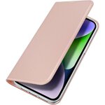 DUX DUCIS Skin Pro - futerał z klapką do Apple iPhone 15 Plus różowy