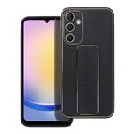 Futera LEATHER Case Kickstand do SAMSUNG Galaxy A25 5G czarny