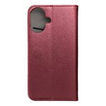 Kabura SMART MAGNETO do IPHONE 16 burgundowy