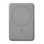 WIWU Magnetyczna nakładka portfel na telefon MW-001 szary WIWU Magnetyczna nakładka portfel na telefon MW-001 szary