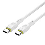 WIWU 60W szybki kabel typ C-C Wi-C034 biały