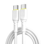 WIWU 60W szybki kabel typ C-C Wi-C034 biały