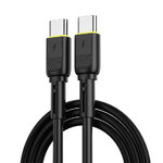 WIWU 60W szybki kabel typ C-C Wi-C034 czarny