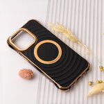 Nakładka Circle Glam Mag do iPhone 15 Pro 6,1" czarna