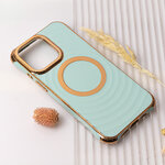 Nakładka Circle Glam Mag do iPhone 14 Pro Max 6,7" miętowa