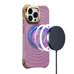 Nakładka Circle Glam Mag do iPhone 15 6,1" fioletowa