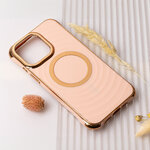 Nakładka Circle Glam Mag do iPhone 14 Pro Max 6,7" różowa