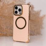Nakładka Circle Glam Mag do iPhone 14 Pro Max 6,7" różowa