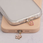Zawieszka Charms USB-C pink