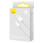 Baseus kabel Dynamic USB - USB-C 1,0m biały 100W