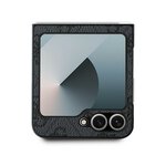 Guess nakładka do Samsung Galaxy Z Flip6 GUE003737 czarna 4G Metal Logo