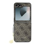 Guess nakładka do Samsung Galaxy Z Flip6 GUE003750 brązowa 4G Charm