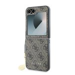 Guess nakładka do Samsung Galaxy Z Flip6 GUE003750 brązowa 4G Charm