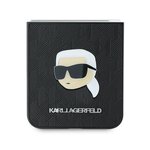 Karl Lagerfeld nakładka do Samsung Galaxy Z Flip6 KF002199 czarna Saffiano Monogram