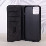 Etui Smart Suede do iPhone 16 Pro 6,3" czarne