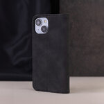 Etui Smart Suede do iPhone 16 Pro 6,3" czarne
