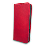 Etui Smart Suede do iPhone 16 Plus 6,7" czerwone