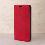 Etui Smart Suede do iPhone 16 Plus 6,7" czerwone