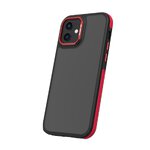 Nakładka Crystal Black do iPhone 12 / 12 Pro 6,1" czerwona