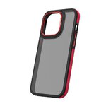 Nakładka Crystal Black do iPhone 14 Pro Max 6,7" czerwona