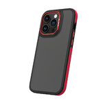 Nakładka Crystal Black do iPhone 14 Pro Max 6,7" czerwona