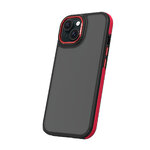 Nakładka Crystal Black do iPhone 15 6,1" czerwona