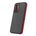 Nakładka Crystal Black do Samsung Galaxy A14 4G / A14 5G czerwona