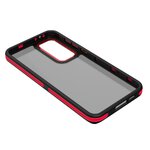 Nakładka Crystal Black do Samsung Galaxy A55 5G czerwona