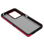 Nakładka Crystal Black do Xiaomi Redmi 13C 4G / 13C 5G / Poco C65 czerwona