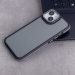 Nakładka Crystal Black do iPhone 12 / 12 Pro 6,1" szara