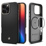 Spigen nakładka Enzo Aramid Mag MagSafe do iPhone 16 Pro Max 6,9" czarna