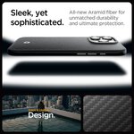 Spigen nakładka Enzo Aramid Mag MagSafe do iPhone 16 Pro Max 6,9" czarna