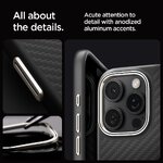 Spigen nakładka Enzo Aramid Mag MagSafe do iPhone 16 Pro Max 6,9" czarna