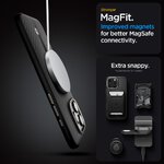 Spigen nakładka Enzo Aramid Mag MagSafe do iPhone 16 Pro Max 6,9" czarna