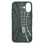 Spigen nakładka Liquid Air do iPhone 16 6,1" zielona