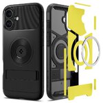 Spigen nakładka Slim Armor Mag MagSafe do iPhone 16 6,1" czarna