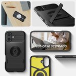 Spigen nakładka Slim Armor Mag MagSafe do iPhone 16 6,1" czarna