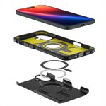 Spigen nakładka Tough Armor Mag MagSafe do iPhone 16 6,1" czarna Spigen nakładka Tough Armor Mag MagSafe do iPhone 16 6,1" czarna