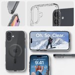Spigen nakładka Ultra Hybrid Mag MagSafe do iPhone 16 6,1" carbon fiber